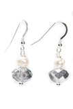 Kristin Pearl and Crystal Earrings - Presidential Brand (R)