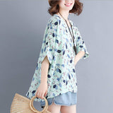 Womens Pattern Loose Fit Top - Presidential Brand (R)