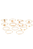Ladies fashion multi ring set - Presidential Brand (R)