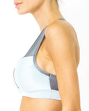 Copacabana Flex-Fit Racerback Sports Bra - Zinc - Presidential Brand (R)