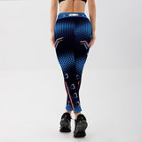 Leggings Tibetan Blue Leggings Slim High Waist Jeggings Sexy Sportswear Leggings Workout - Presidential Brand (R)