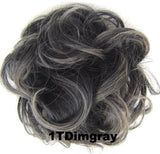 Synthetic Flexible Hair Buns Curly Scrunchy Ponytail - Presidential Brand (R)