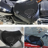 Gel Universal Honeycomb Motorcycle Cushion Shock Relief Massage Absorption Breathable Cushions Pad Accessories