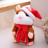 Talking Hamster Mouse Pet Christmas Toy Speak Talking Sound Record Hamster Educational Plush Toy for Children Christmas Gift - Presidential Brand (R)
