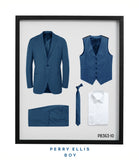 Perry Ellis Boys Suit Indigo Blue Suits For Boy's - Presidential Brand (R)