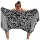Owl Romper Dress As Seen on TK Viral Video Jumper Dress Jumpsuit Pulling Pocket Up To Neck with The Owl Print on Full Display