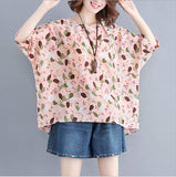 Womens Pattern Loose Fit Top - Presidential Brand (R)