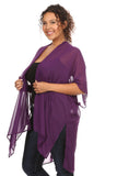 Plus Size Women's Front Tie Beach Dress Cove Up Swimwear Made in USA - Presidential Brand (R)