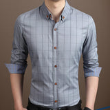 Mens Checkered Button Down Shirt In Red - Presidential Brand (R)