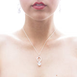 Clara Crystal and Sterling Silver Necklace - Presidential Brand (R)
