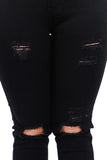 Pasion Women's Jeans - Plus Size - High Waist - Push Up - Skinny - Style CH087 - Presidential Brand (R)