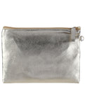 METALLIC FINISH VINYL CLUTCH MAKEUP POUCH - Presidential Brand (R)