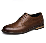 Mens Classic Wingtip Oxford Shoes - Presidential Brand (R)
