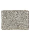 GLITTERED VINYL CLUTCH MAKEUP POUCH - Presidential Brand (R)