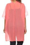 Plus Size Women's Front Tie Beach Dress Cove Up Swimwear Made in USA - Presidential Brand (R)