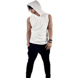 Mens Summer Sleeveless Hooded Tee - Presidential Brand (R)