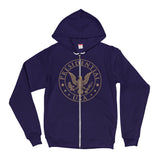 Presidential USA Badge Gold Hoodie Sweater - Presidential Brand (R)
