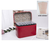84 Bottles Diamond Painting Accessories Hand Bag Storage Box Beads Diamond Embroidery tools Mosaic Container - Presidential Brand (R)