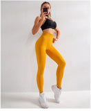 Seamless Leggings Women Fitness Running Yoga Pants High Waist Tummy Control Push Up Fitness Leggings Sport Gym Tights - Presidential Brand (R)