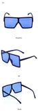 Fashion Sunglasses Women Ladies Red Fashion Oversized Square Sun Glasses Driving Shades Eyewear UV400 gafas de sol - Presidential Brand (R)