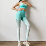 Yoga Set Sports Bra and Leggings Women Gym Set Clothes Seamless Workout Fitness Sportswear Fitness Sports Suit Sportswear - Presidential Brand (R)