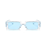 Trendy Rectangle Sunglasses Women Brand Design Black Thick Frame Fashion 90s Cool Sun Glasses Shades Female - Presidential Brand (R)
