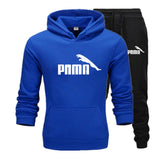 Men's track suit fleece padded hoodie brand casual wear track suit men's jacket + pants warm wool liner winter sweatshirt suit。 - Presidential Brand (R)