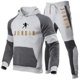New Fashion Mens Clothing Pullovers Sweater Cotton Men Tracksuits Hoodie Two Pieces + Pants Sports Shirts Fall Winter Track suit - Presidential Brand (R)