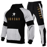 New Fashion Mens Clothing Pullovers Sweater Cotton Men Tracksuits Hoodie Two Pieces + Pants Sports Shirts Fall Winter Track suit - Presidential Brand (R)