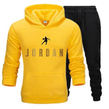 New Fashion Mens Clothing Pullovers Sweater Cotton Men Tracksuits Hoodie Two Pieces + Pants Sports Shirts Fall Winter Track suit - Presidential Brand (R)