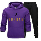 New Fashion Mens Clothing Pullovers Sweater Cotton Men Tracksuits Hoodie Two Pieces + Pants Sports Shirts Fall Winter Track suit - Presidential Brand (R)