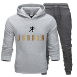 New Fashion Mens Clothing Pullovers Sweater Cotton Men Tracksuits Hoodie Two Pieces + Pants Sports Shirts Fall Winter Track suit - Presidential Brand (R)