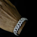 Cuban Link Chains Necklaces Luxury Bling Choker Iced Out Zircon Chains - Presidential Brand (R)