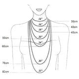 Cuban Link Chains Necklaces Luxury Bling Choker Iced Out Zircon Chains - Presidential Brand (R)