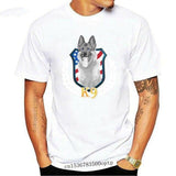 K9 Unit Thin Blue Line Flag Law Enforcement Officer Black T-Shirt Retro O Neck Tee Shirt - Presidential Brand (R)