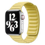 Leather Link strap for Apple watch band 40mm 44mm 38mm 42mm magnetic bracelet correa iwatch band Apple watch series 6 se 5 4 3 2 - Presidential Brand (R)