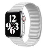 Leather Link strap for Apple watch band 40mm 44mm 38mm 42mm magnetic bracelet correa iwatch band Apple watch series 6 se 5 4 3 2 - Presidential Brand (R)