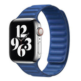 Leather Link strap for Apple watch band 40mm 44mm 38mm 42mm magnetic bracelet correa iwatch band Apple watch series 6 se 5 4 3 2 - Presidential Brand (R)