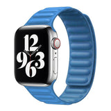 Leather Link strap for Apple watch band 40mm 44mm 38mm 42mm magnetic bracelet correa iwatch band Apple watch series 6 se 5 4 3 2 - Presidential Brand (R)