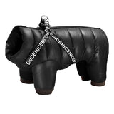 Winter Dog Clothes Super Warm Pet Dog Jacket Coat With Harness Waterproof Puppy Clothing Hoodies For Small Medium Dogs Outfit