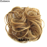 Oubeca Synthetic Flexible Hair Buns Curly Scrunchy Chignon Elastic Messy Wavy Scrunchies Wrap For Ponytail Extensions For Women - Presidential Brand (R)