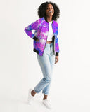 Womens Jackets, Cotton Candy Purple Style Bomber Jacket - Presidential Brand (R)