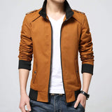 Mens Two Tone Casual Zipper Jacket - Presidential Brand (R)