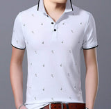 Mens Printed Short Sleeve Polo Shirt - Presidential Brand (R)